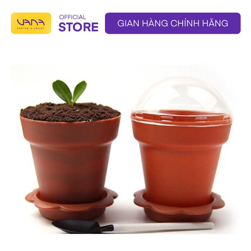 CỐC NHỰA CHẬU CÂY TIRAMISU