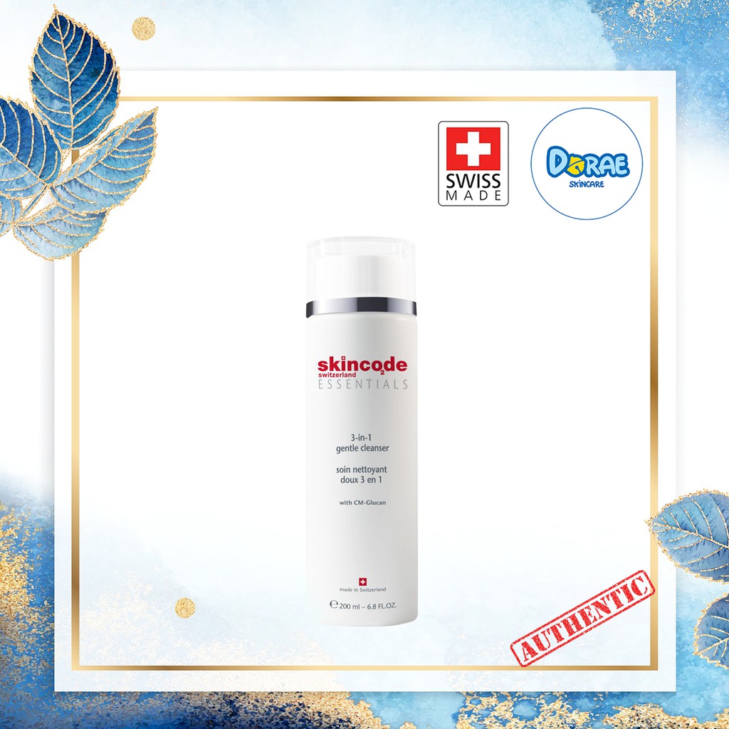 skincode 3 in 1 gentle cleanser