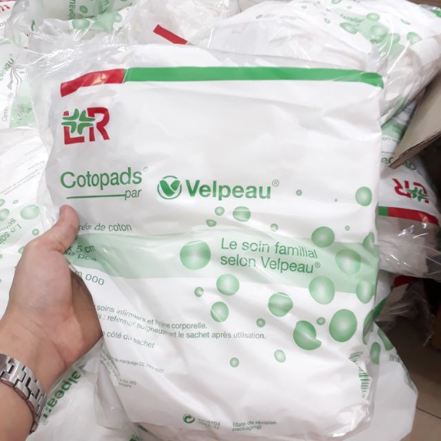 Bông tẩy trang Velpeau Pháp 500 miếng