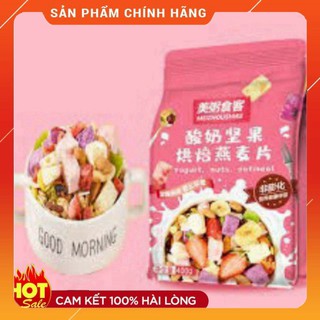 Ngũ cốc sữa chua hoa quả yougurt fruit oatmeal đài loan 400g - 500g 💝freeship💝 ngu coc sua chua mix hoa quả ăn kiêng