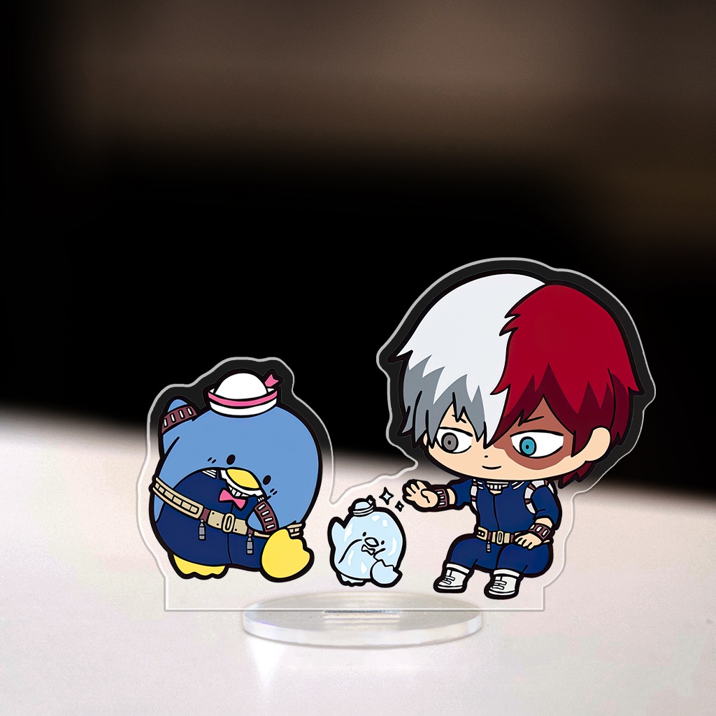 Mô hình đứng standee My Hero Academia Todoroki Shoto Midoriya Bakugo học viện siêu anh hùng trang trí góc học tập 8cm