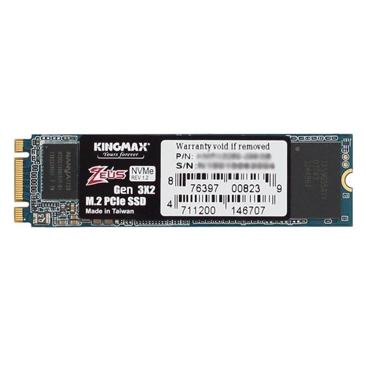 Ổ Cứng SSD M.2 PCIe 256 KINGMAX ZEUS PX3280 Gen3x2 2280 NVMe Chính hãng