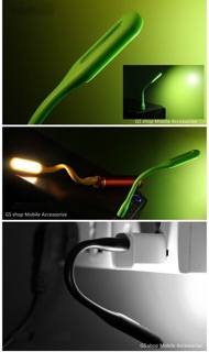 Đèn LED soi bàn phím laptop cổng usb dẻo tiện lợi