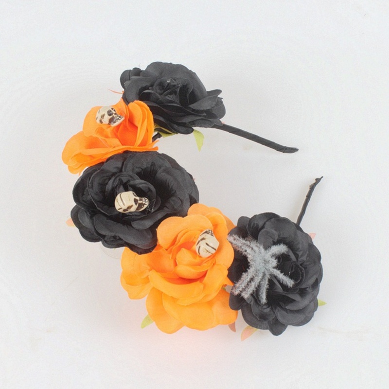 Băng Đô Hoa Hồng Hóa Trang Halloween Cho Nữ