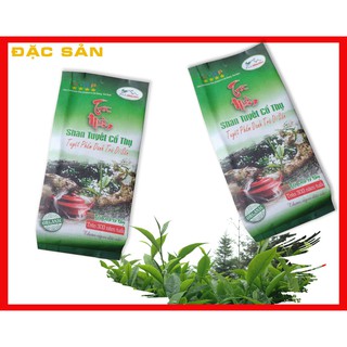 bộ 2 gói trà mầm 4 sao OCOP, trà shan tuyết cổ thụ xuất sắc của Hà Giang, trà ngon danh tiếng của Trà Chiến Hảo