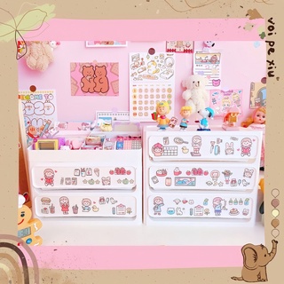 Tủ nhựa mini để bàn học, bàn làm việc, bàn trang điểm đựng đồ mini, mỹ phẩm ♥ 𝐯𝐨𝐢𝐩𝐞𝐱𝐢𝐮𝟐𝟎