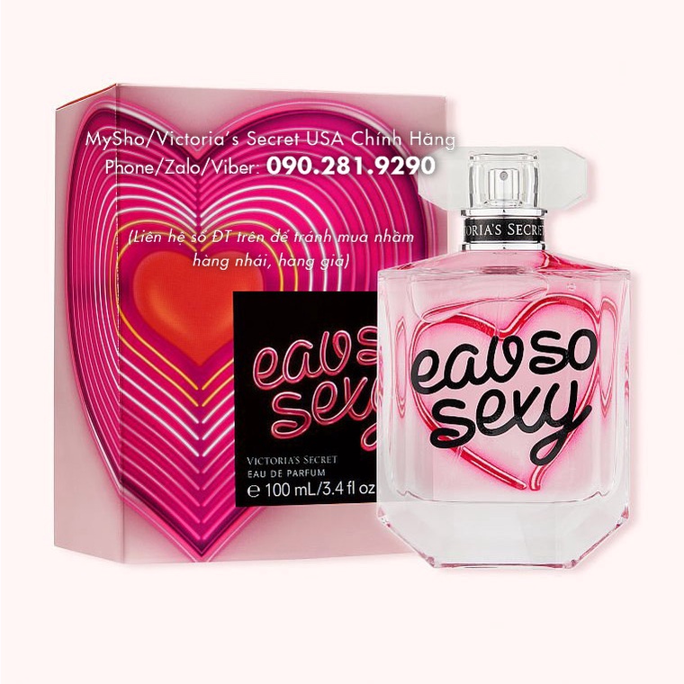 Nước hoa Eau So Sexy bộ 100ml. chai 100ml, tách set - Victoria's Secret USA chính hãng