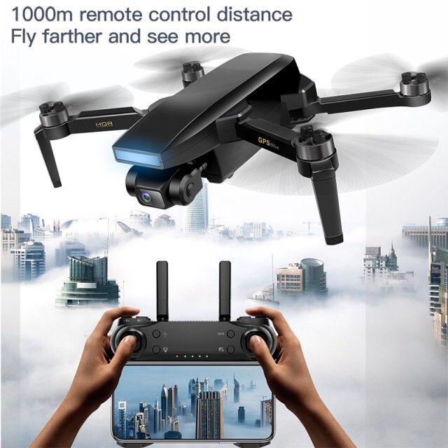 DCTK - Máy bay flycam Sg108 pro camera 4K chống rung 2 trục bay 25 Phut, cảm biens quang học GPS tự về - Chính Hãng