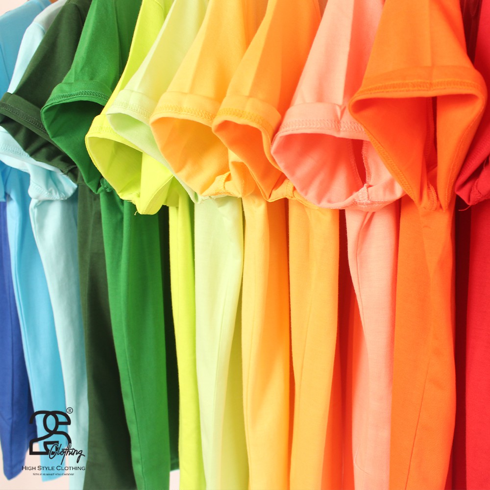 Áo Thun Trơn Unisex 2S Clothing -  Form Rộng Tay Lỡ, Áo Phông Nam Nữ Freesize