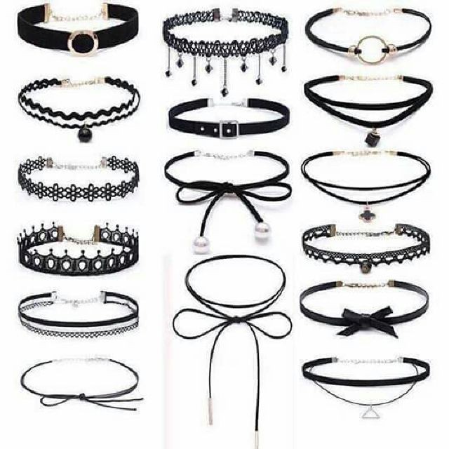 Bán rẻ Bộ 12 vòng choker nữ cá tinh và thời trang