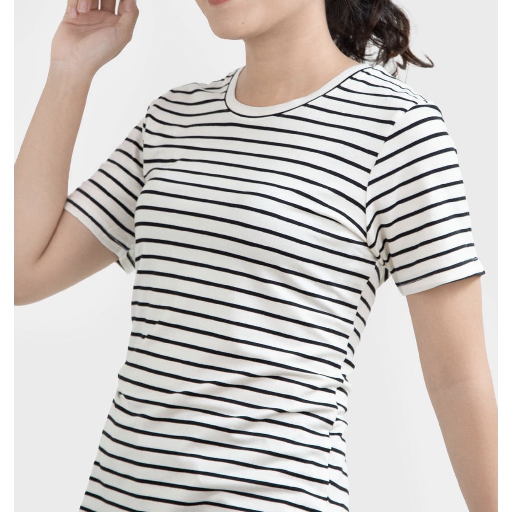 Áo Thun Nữ BODY Tay Ngắn Cổ Tim MunMunStore Chất Thun Lạnh Thoáng Mát - Co Giãn - Thấm Hút Mồ Hôi 2