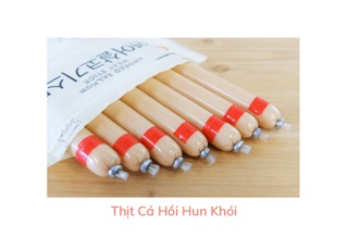 THỊT CÁ HỒI HUN KHÓI CHO MÈO