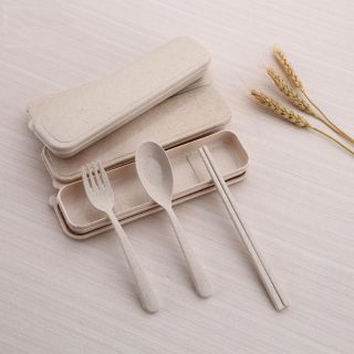 Bộ thìa, dĩa, đũa bằng lúa mạch