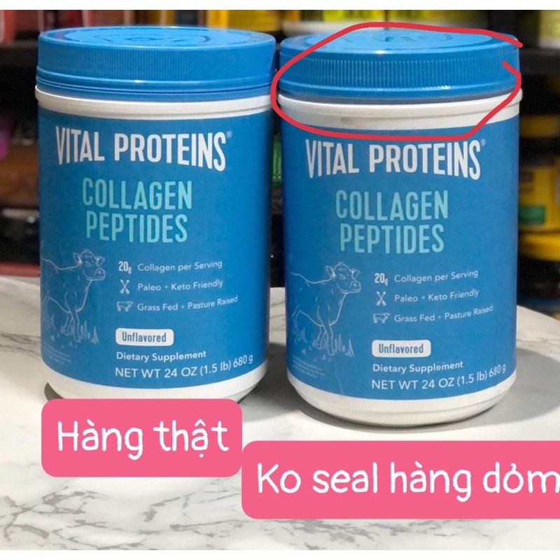 Collagen đẹp da, móng, tóc Vital Proteins Collagen Beauty 15g collagen thuỷ phân