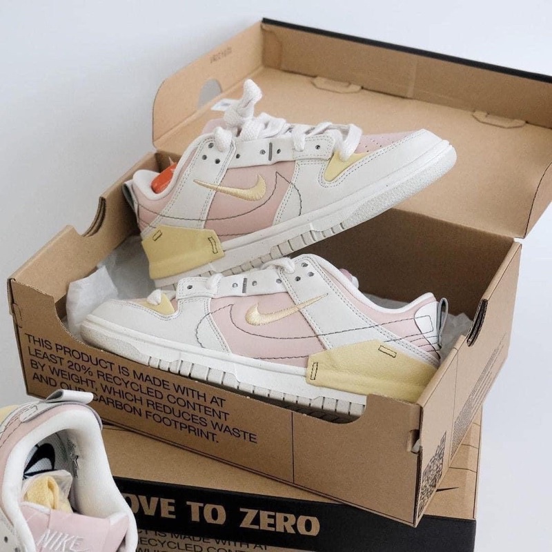 Giày Dunk Disrupt 2 Pink Oxford màu vàng hồng
