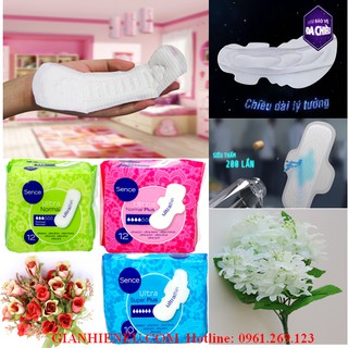 [  Đủ Loại ]  Băng Vệ Sinh Sence Ultra Normal Plus/ Ultra Normal 12 miếng/gói