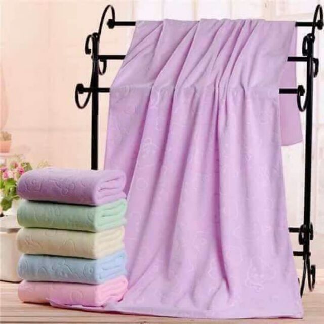 Khăn tắm xuất nhật 70*140cm, khăn tắm cotton nhiều màu