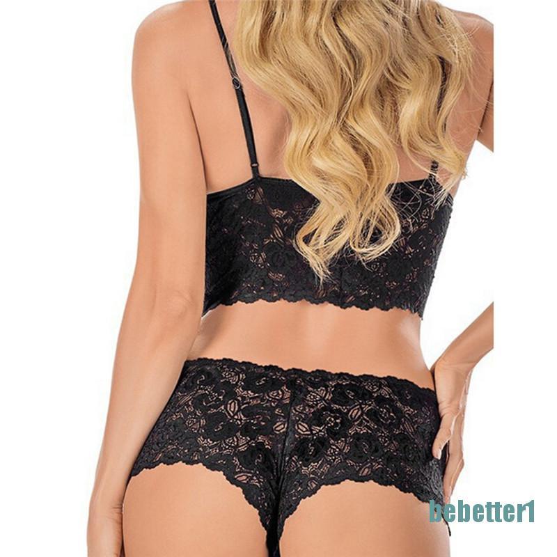 1 Bộ Đồ Lót Phối Ren Plus Size Gợi Cảm Cho Nữ | BigBuy360 - bigbuy360.vn