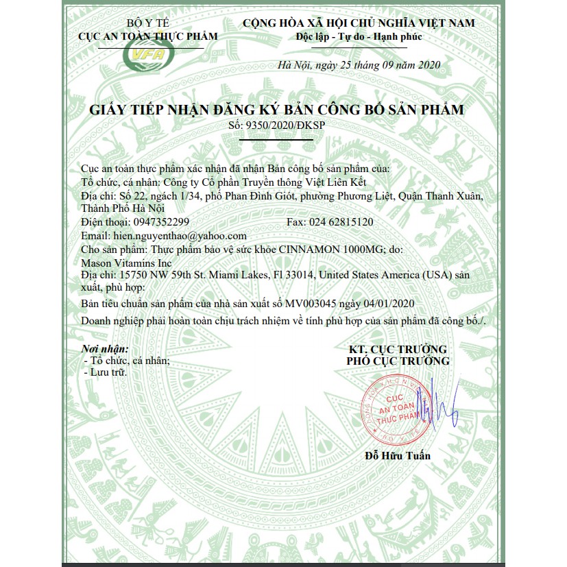 Cinnamon 1,000mg | Hàm lượng cao | Hỗ trợ Insulin - Sức bền