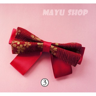 Kẹp tóc Nơ Đỏ Kẹp tóc Yukata Kimono
