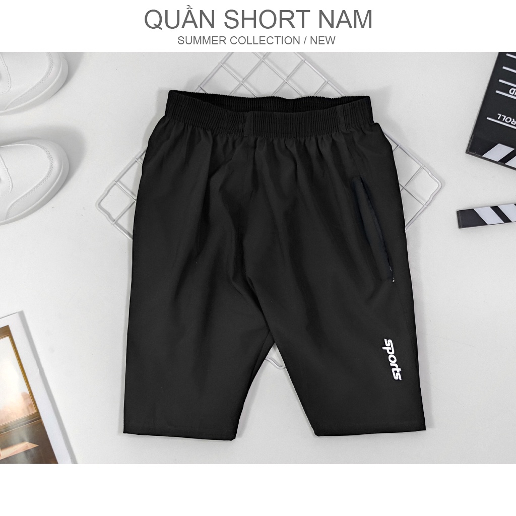 Quần short jean nam đẹp TFUN mã TT24, quần đùi nam vải gió mùa hè thu phong cách thể thao tập gym cao cấp