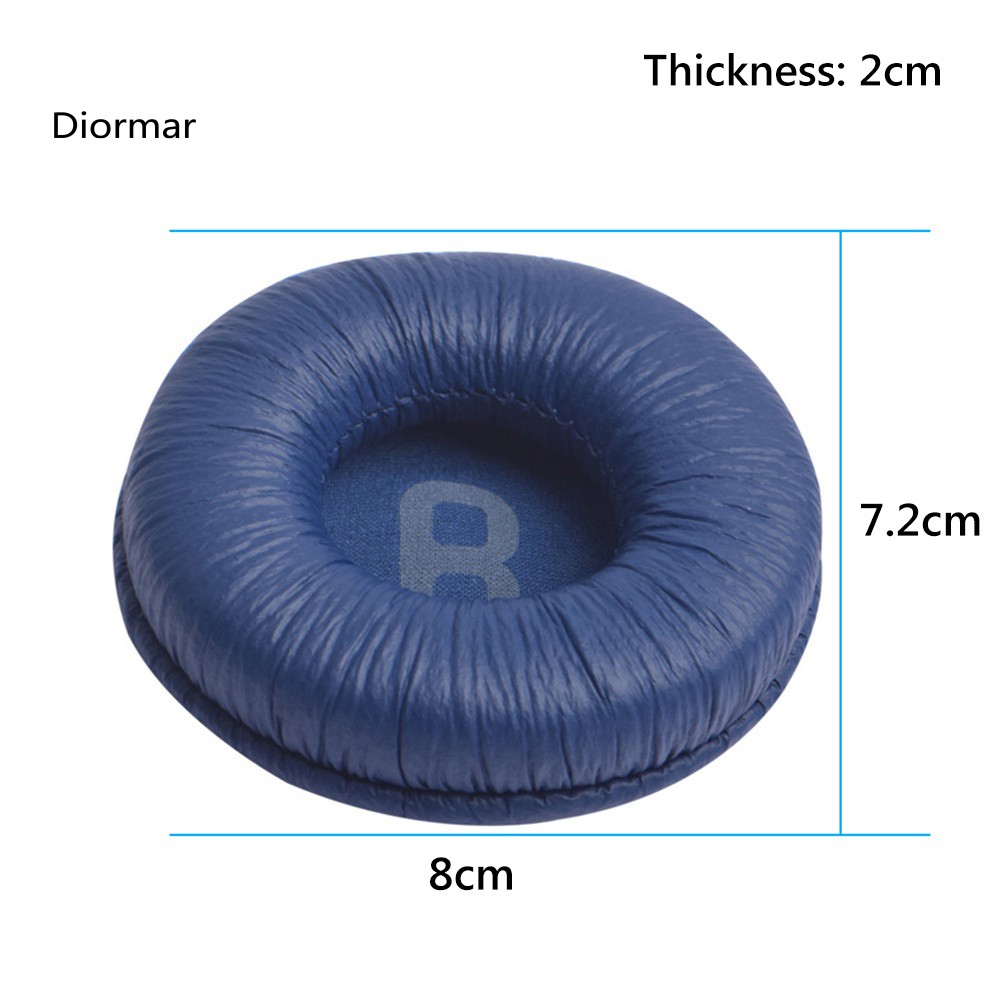 Set 2 Mút Đệm Thay Thế Cho Tai Nghe Jbl Tune600Btnc T500Bt T450Bt Jr300Bt