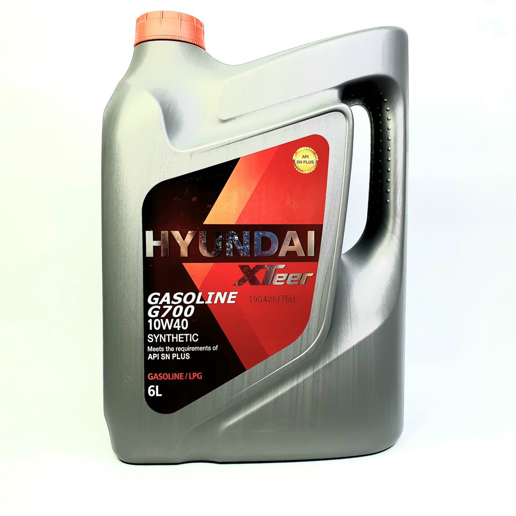 Nhớt ô tô máy xăng HYUNDAI XTEER GASOLINE G700 10W40 _6L