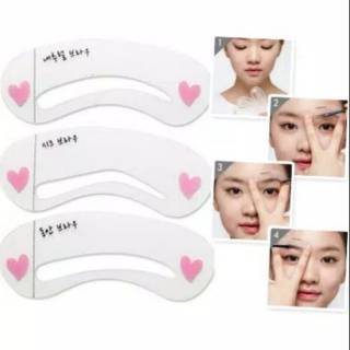 (hàng Mới Về) 1 Khuôn Vẽ Lông Mày Mini Tiện Dụng
