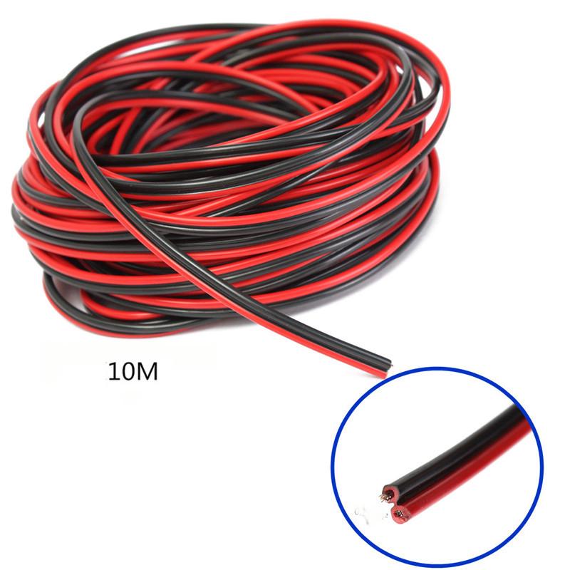 Daniu 10m 22awg 72v pvc insulated wire 2pin tinned copper cable electrical wire