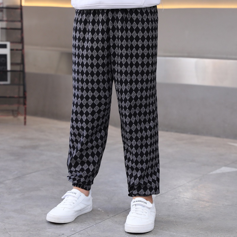 Quần dài YAOEENH size 100-160cm phong cách thể thao thời trang mùa thu dành cho trẻ em