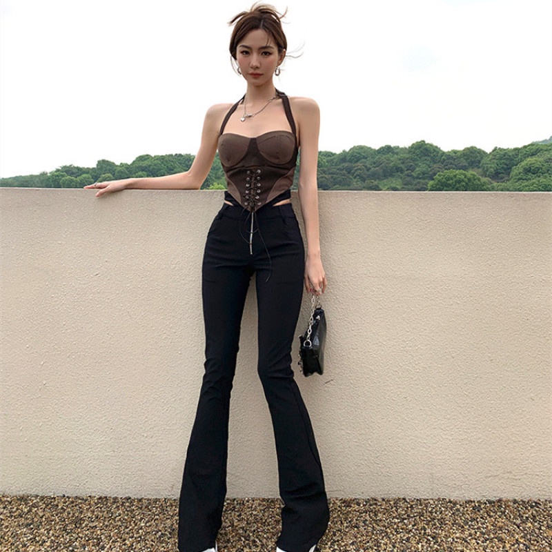 Áo Hai Dây Thiết Kế Độc Đáo Thời Trang Hè Cá Tính Cho Nữ