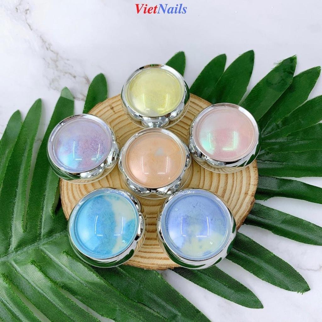 Set Tráng Gương 6 Hũ Nhiều Màu - manh219