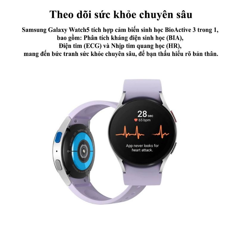 Đồng hồ thông minh Galaxy Watch 5 - Hàng Chính Hãng
