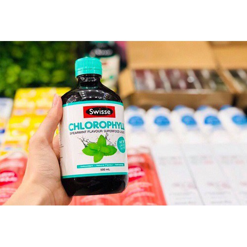 Nước Diệp Lục Swisse Chlorophyll Spearmint Flavour Supperfood Liquid 500 ml | Thế Giới Skin Care