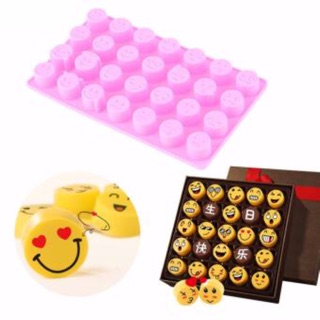 Khuôn Silicon 28 Icon Hình Mặt Cười