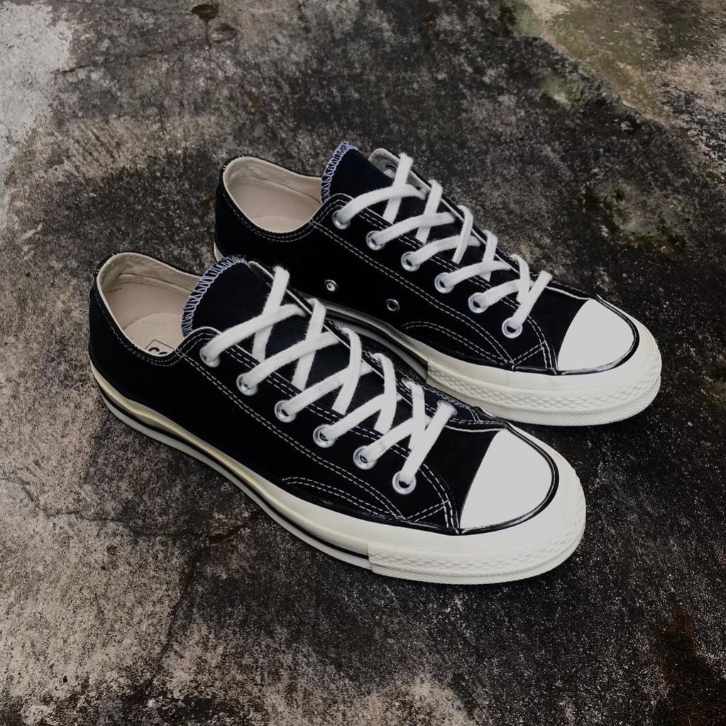 Giày Sneaker Đi Học Đi Chơi Nam Nữ Cổ Thấp CV 1970s, Giày Ulzzang Nữ Đế Bánh Mì Converse 1970s Đen Trắng Giá Rẻ G01 🍂