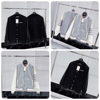 Áo khoác bomber nam chất nỉ dạ 2 lớp tay da siêu hot_Áo khoác bomber nam cao cấp