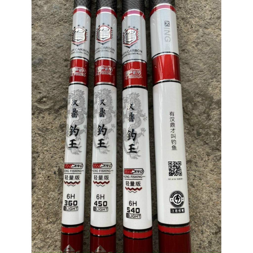 Cần câu tay handing điếu vương, cần câu đơn câu đài 5h+ tặng ngọn phụ
