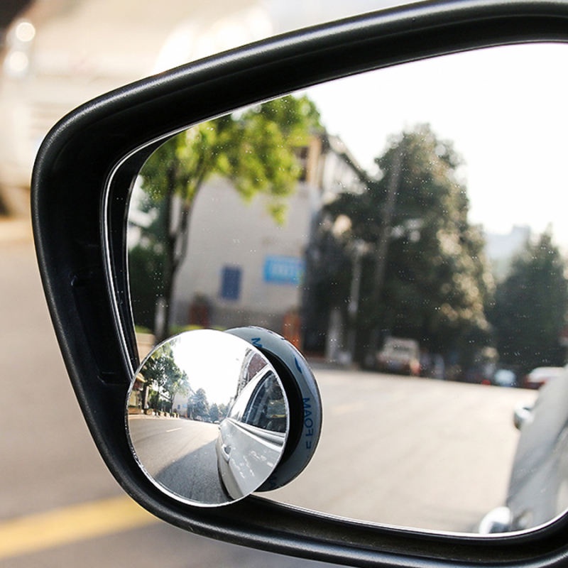 [Giá hủy diệt] Gương cầu kính lồi xóa điểm mù xoay 360 độ gắn trên gương chiếu hậu xe hơi, xe tải tăng độ an toàn
