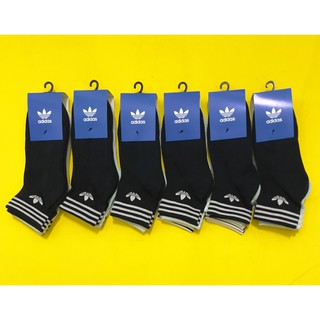 Pack 3 đôi Tất vớ Adidas Tref Ank SCK HC Authentic ĐEN