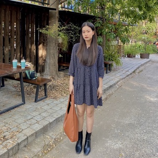 [ 2HAND ] ĐẦM HOA NHÍ NGẮN