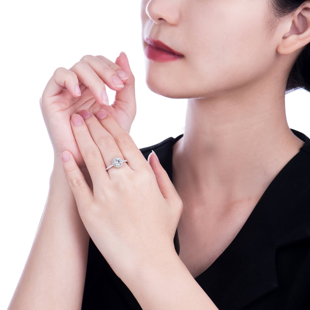 Nhẫn Bạc đính đá CZ PNJSilver XMXMK000152