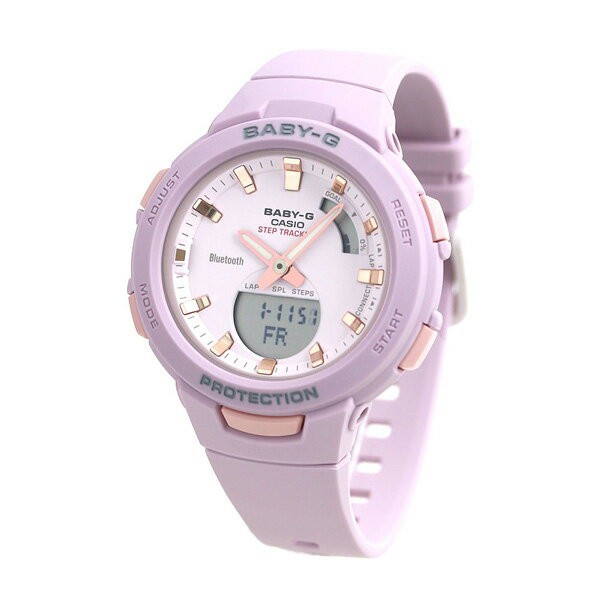 Đồng hồ nữ dây nhựa Casio Baby-G chính hãng Anh Khuê BSA-B100-4A2DR