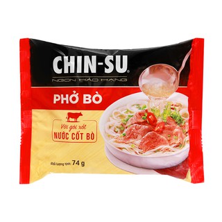 PHỞ BÒ CHIN-SU GÓI 74G