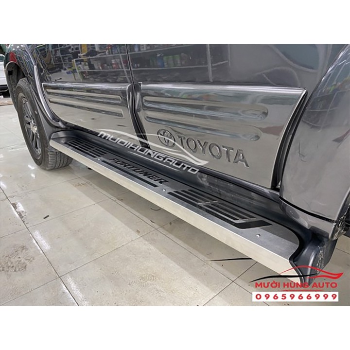 Ốp Bậc Lên Xuống - Ốp Bệ Bước Chân INOX Cao Cấp Dành Cho Xe Toyota Fortuner