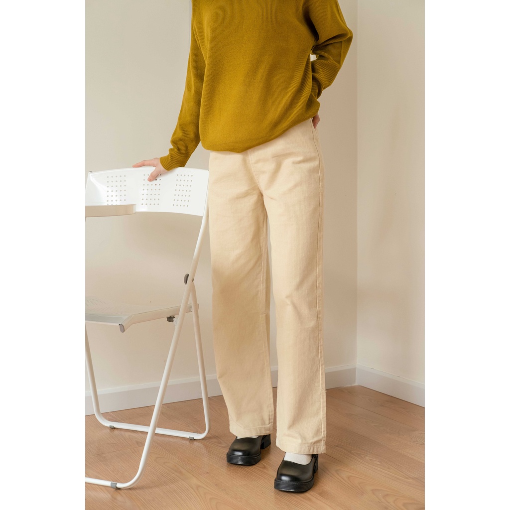 Quần ống suôn nhung LENCLOTHING 8257-8258-8259