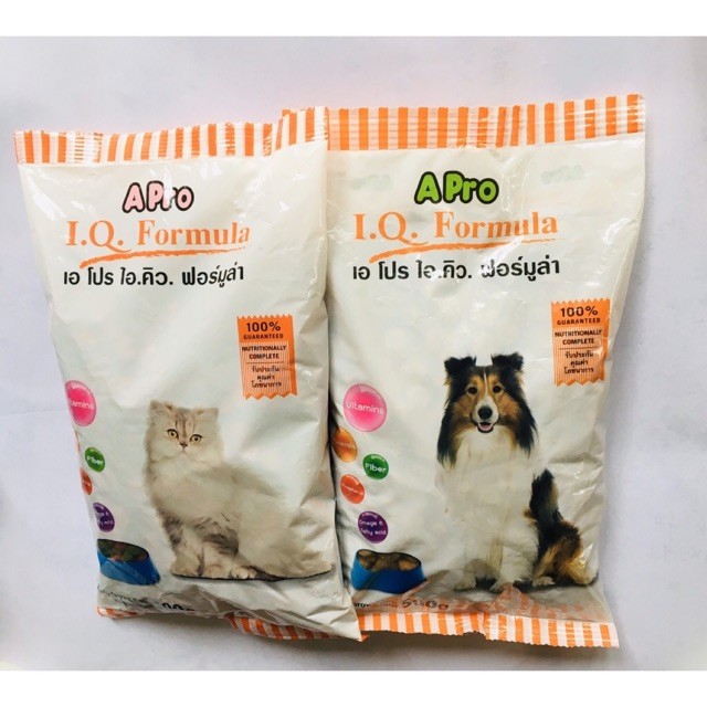 Thức ăn APRO IQ cho Chó Mèo 500g (Hàng Thái Lan) cung cấp đầy đủ Vitamin