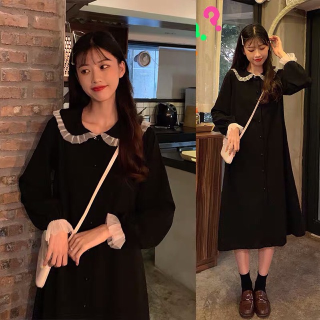 {order bigsize,M-4xl}Váy dáng dài cổ sen xinh xinh | BigBuy360 - bigbuy360.vn