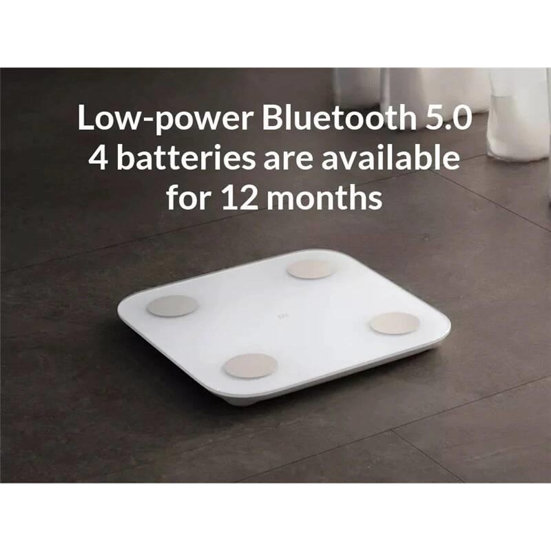 Cân sức khỏe thông minh Xiaomi Mi Body Composition Scale 2 - Nhựa ABS+ kính cường lực, Bluetooth 5.0