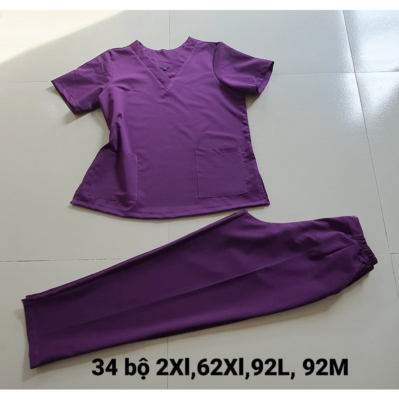 Đồng phục spa màu xám nữ